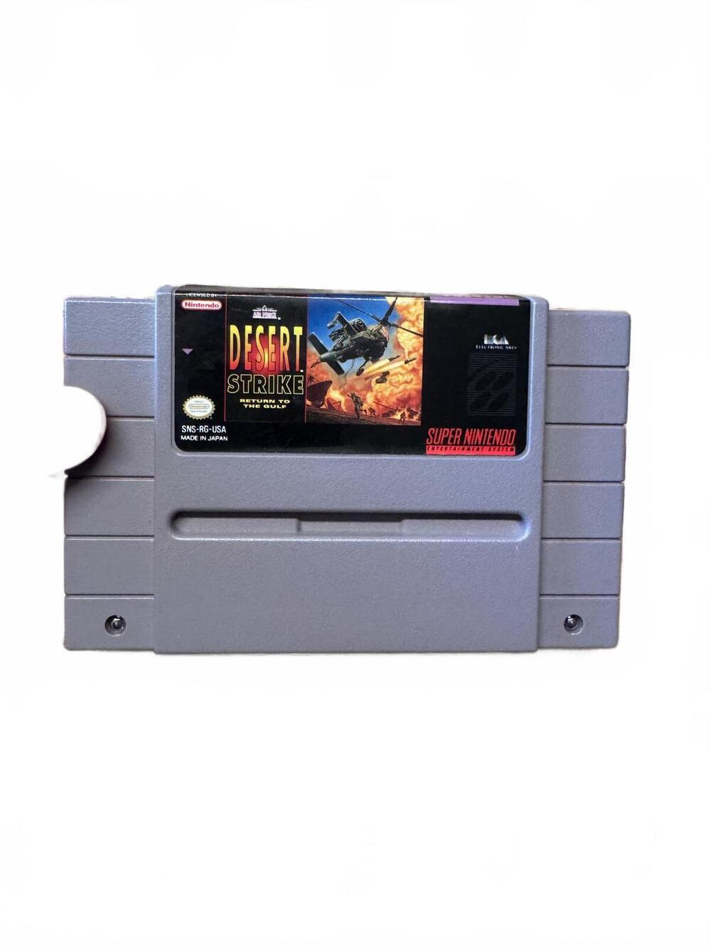 Desert Strike: Return to the Gulf (SNES, 1992) Authentic Cartridge Only